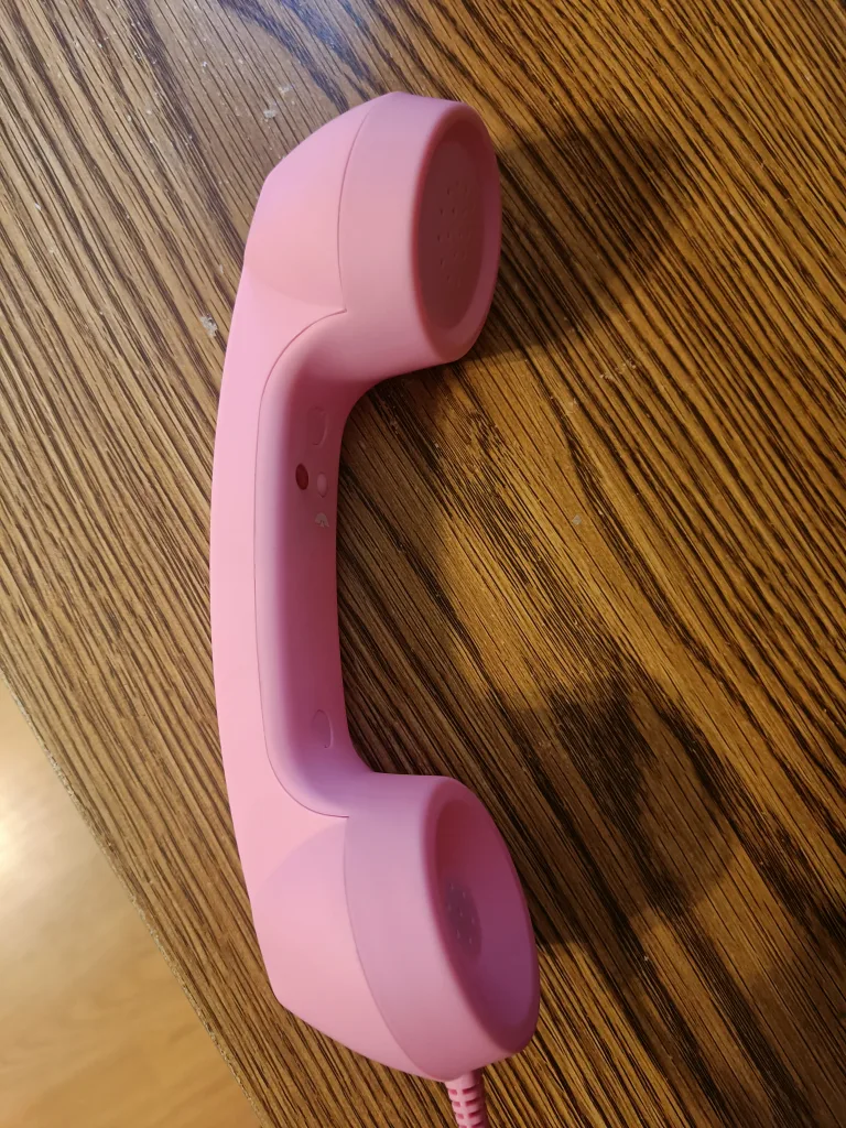Pink Retro Handset image indicator(3)