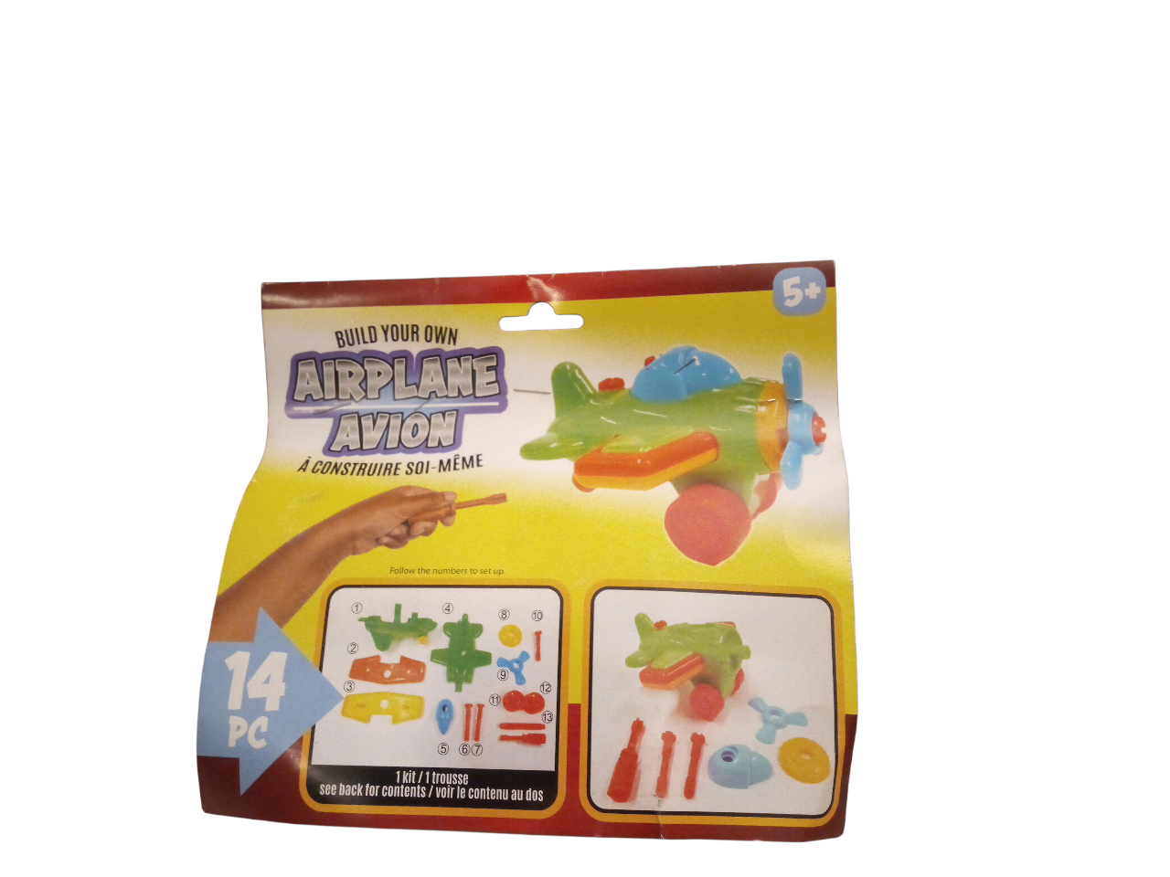 Build Your Own Airplane Kit (14 pc, 5+)