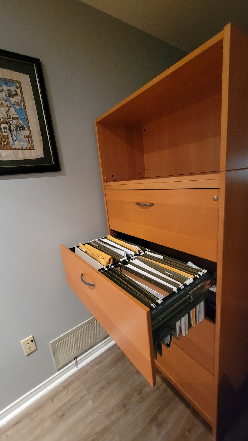 IKEA Wooden Filing Cabinet - photo 2