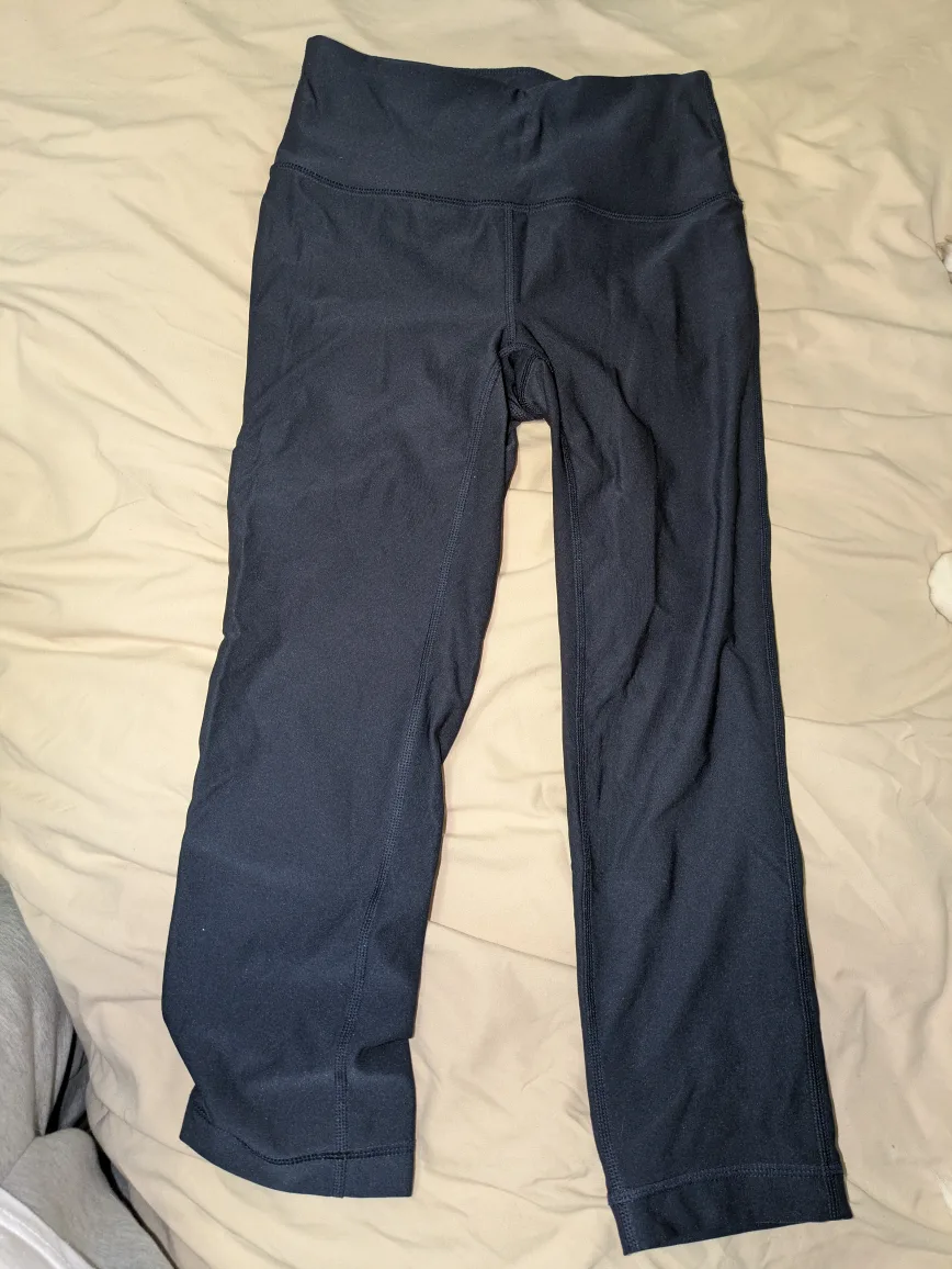 Athletic Works XS/TP Fitted Crop - Dark Blue thumbnail