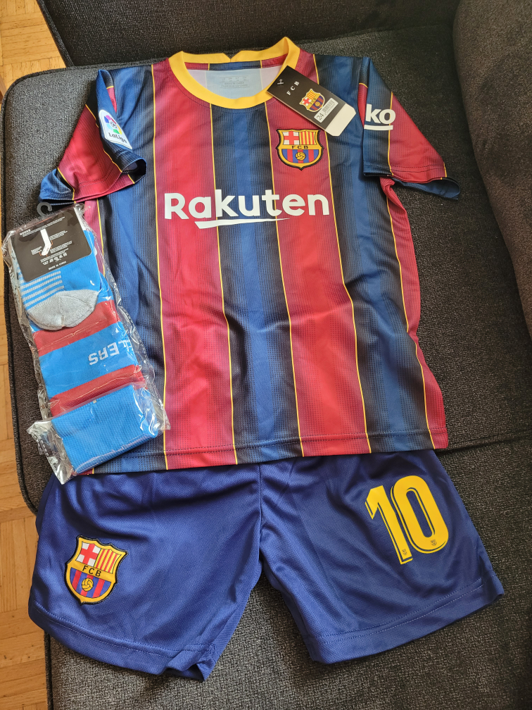 FC Barcelona Messi #10 Kids Soccer Jersey Set - photo 2