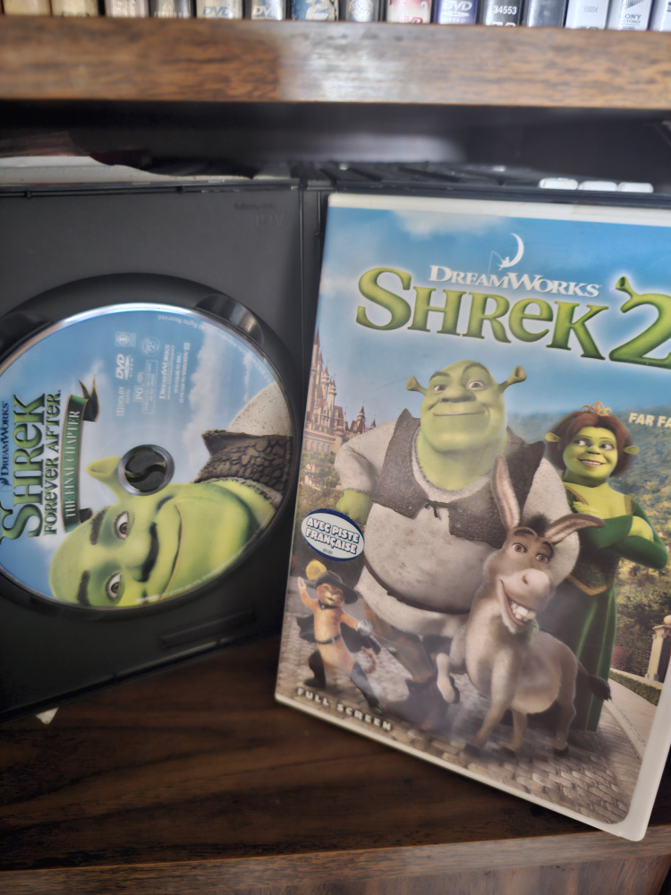 Shrek dvds 2 of the set