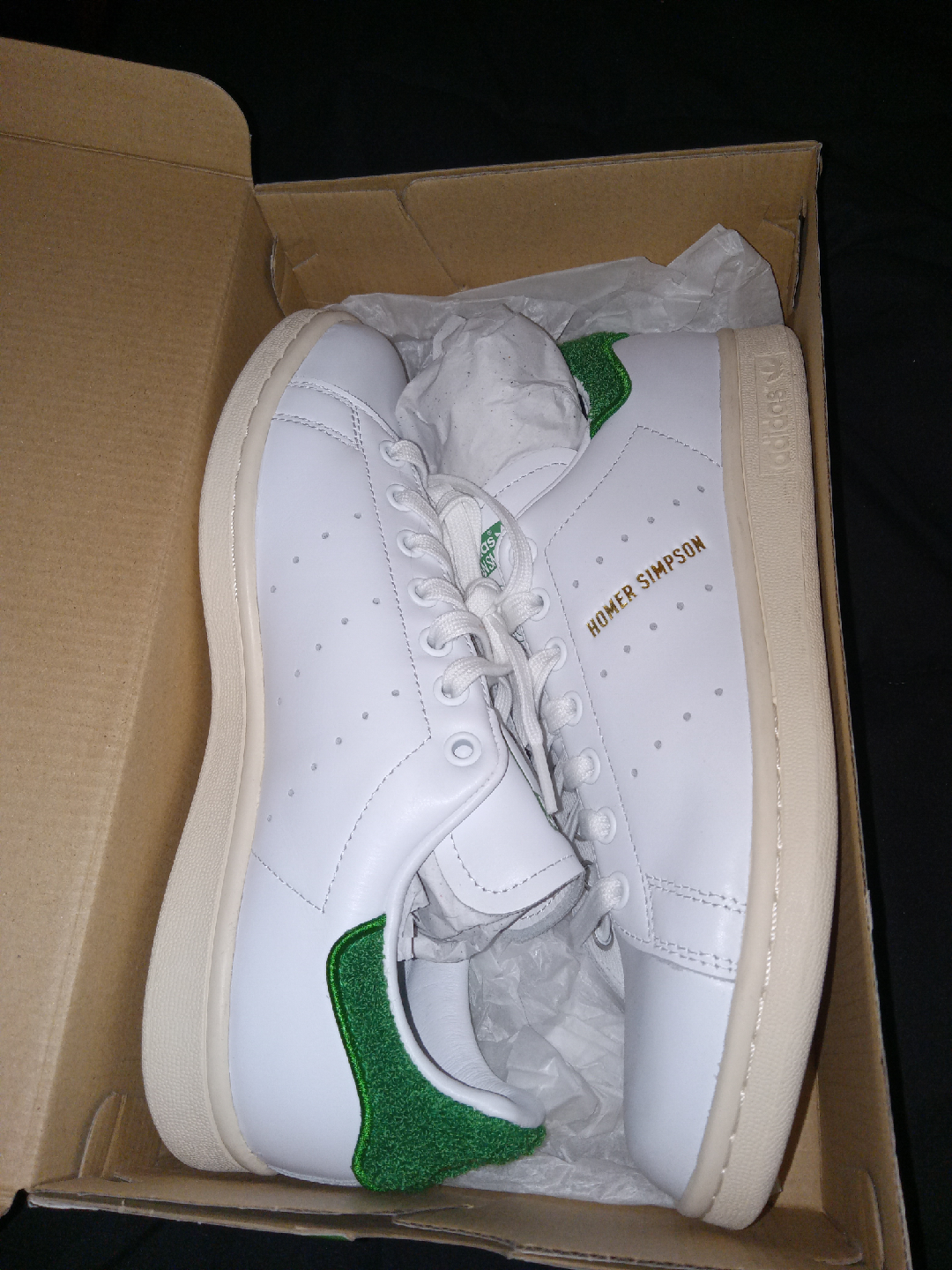Adidas Stan Smith 'Homer Simpson' Shoes - Size 8.5 - photo 3