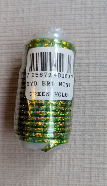 Brand New Pepperell Rexlace Metallic Lacing - Green Holo - photo 2