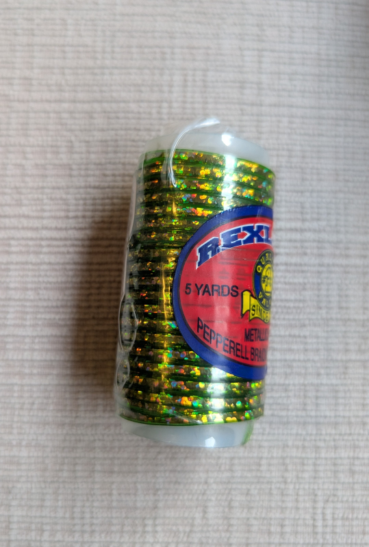 Brand New Pepperell Rexlace Metallic Lacing - Green Holo - photo 3
