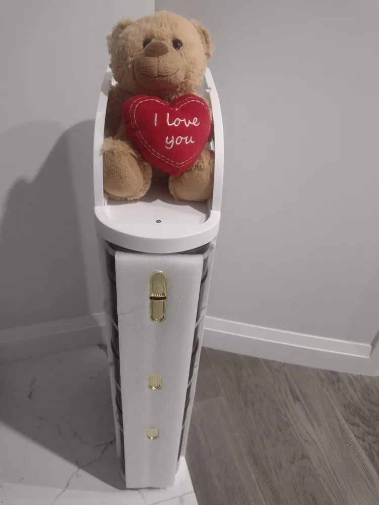 White Plastic Storage Tower with Drawers image indicator(4)