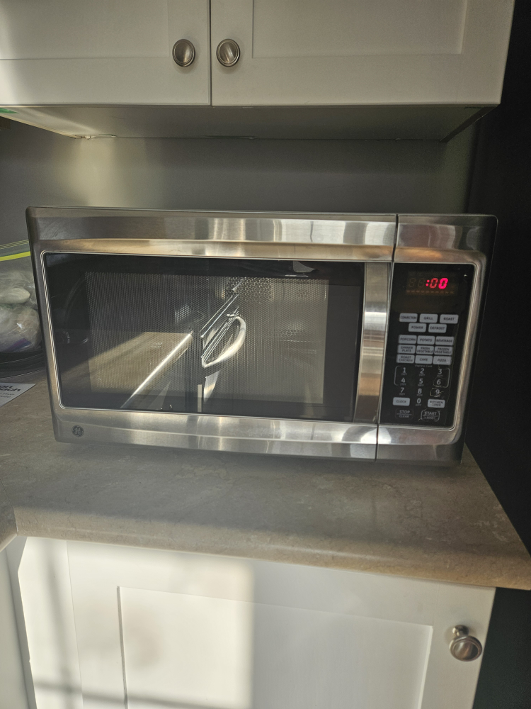 GE Stainless Steel Microwave