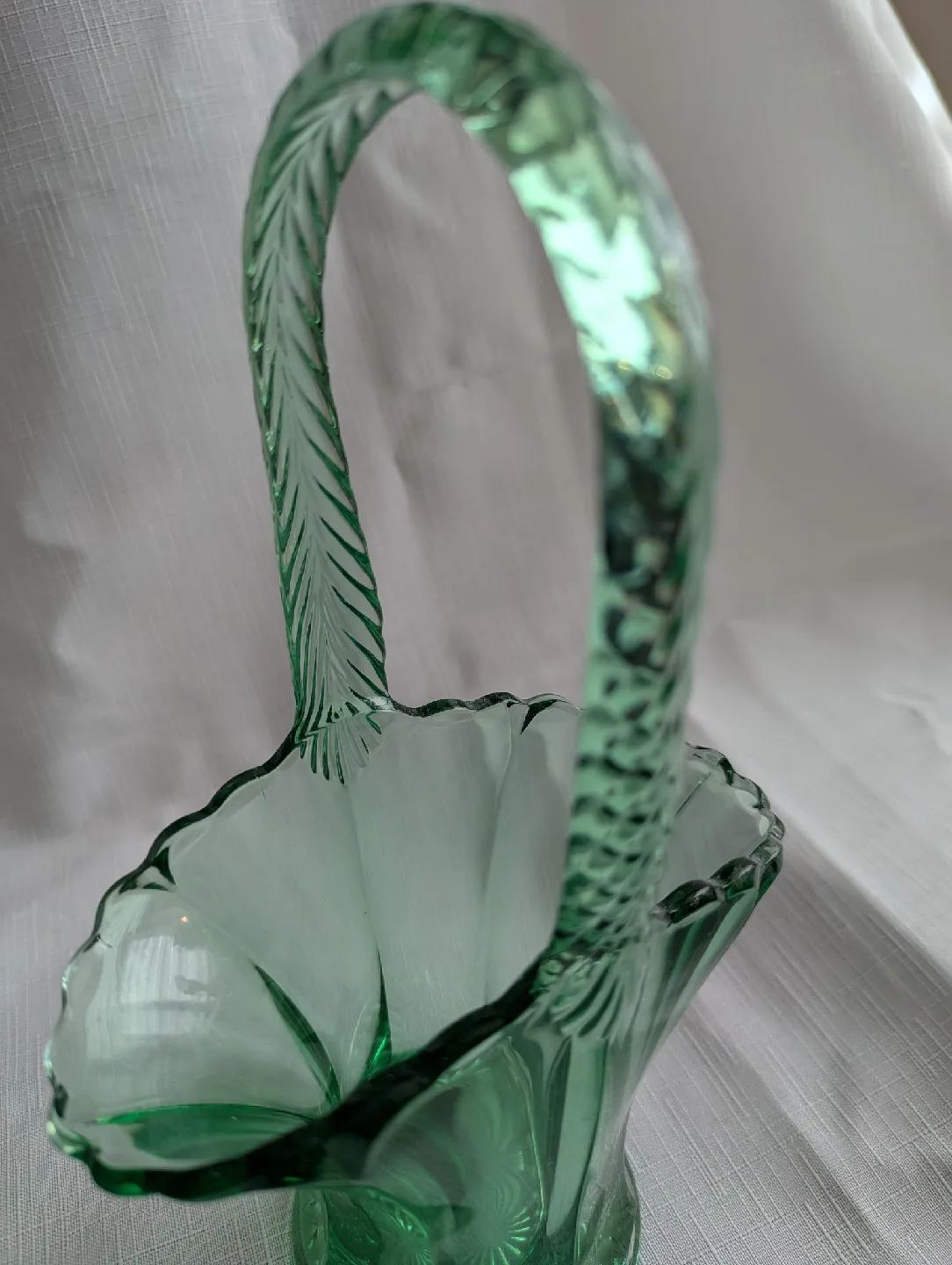 Wheaton & Westmoreland vintage green glass image indicator(7)