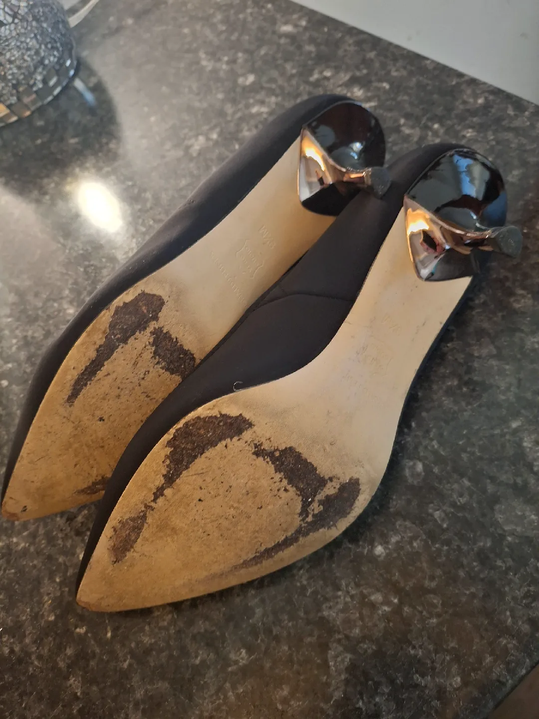 Donald Pliner Black Heels, Size 9.5 image indicator(3)