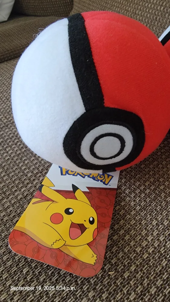 New Pokémon 5" Standard Pokeball Plush image indicator(2)