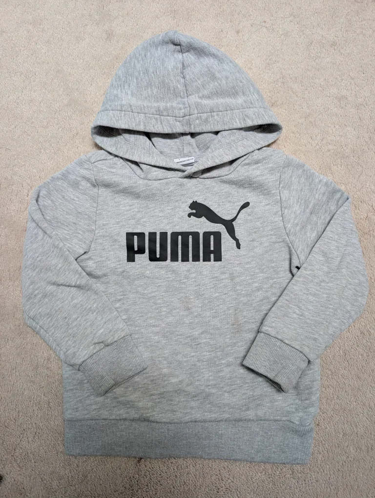 Puma Grey Hoodie - Size 4 thumbnail