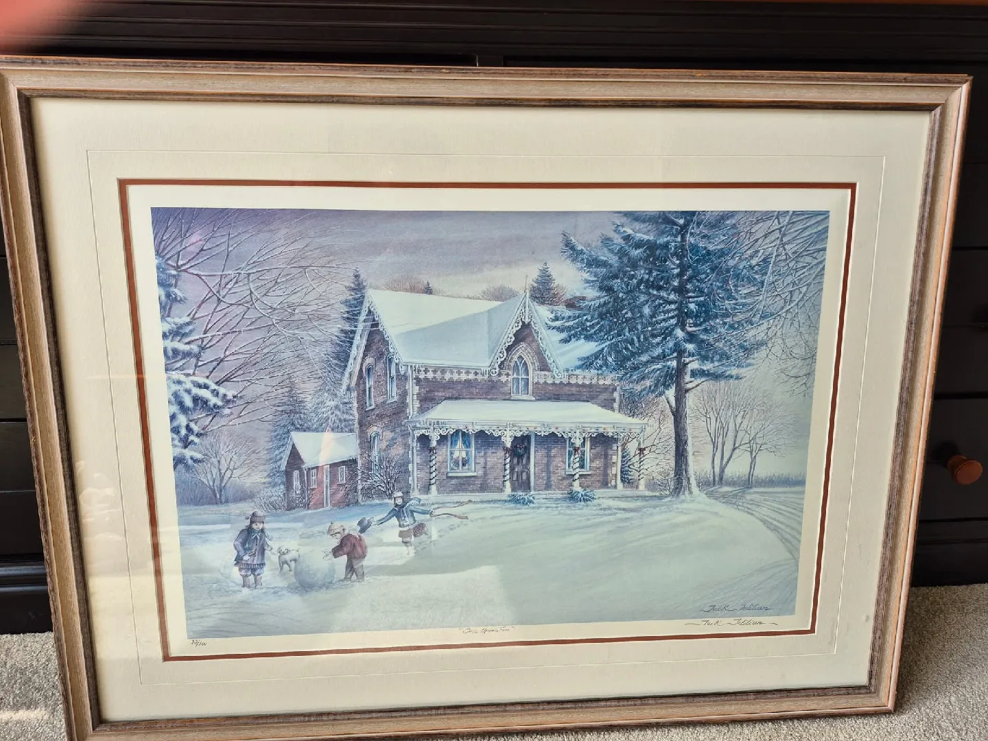 Jack Jellian "Once Upon a Time" Framed Art..signed and numbered thumbnail