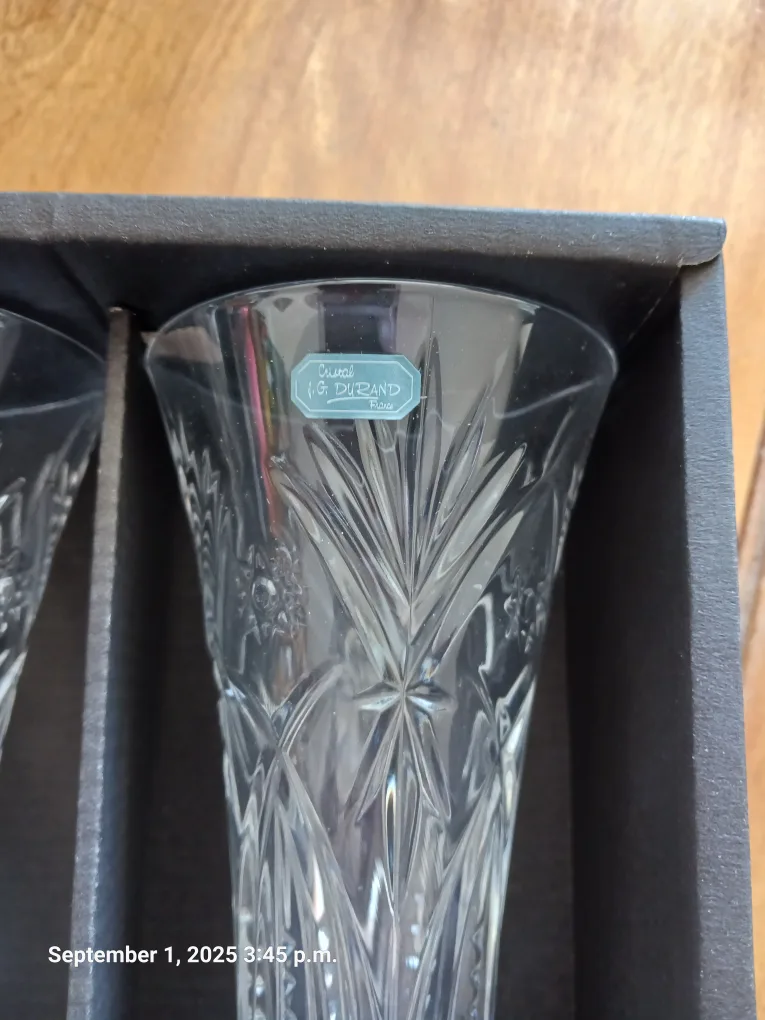 Cristal G. Durand Vincennes Flutes - Set of 2 image indicator(3)