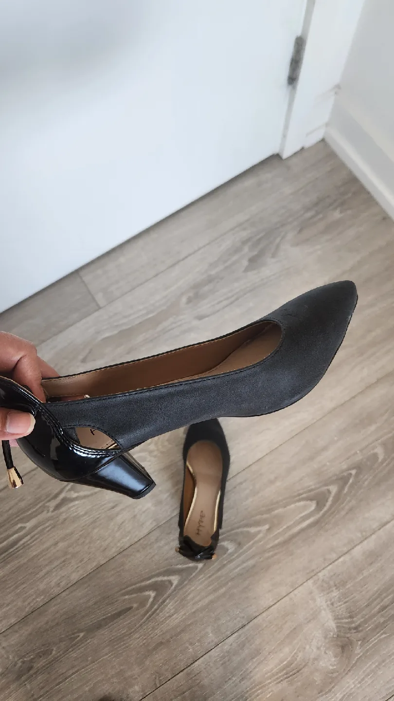 Hype Black Heels, Size 5 thumbnail