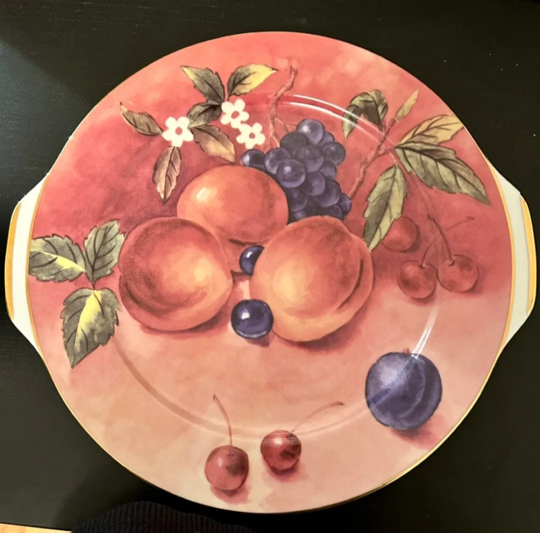 Vintage T. Limoges Fruit Porcelain Plate thumbnail