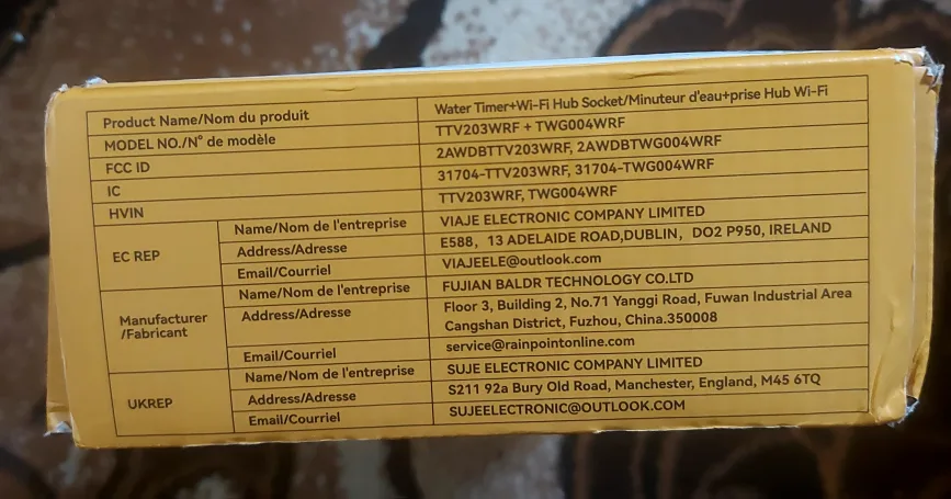 RAINPOINT Sprinkler Timer WiFi Water Timer image indicator(8)