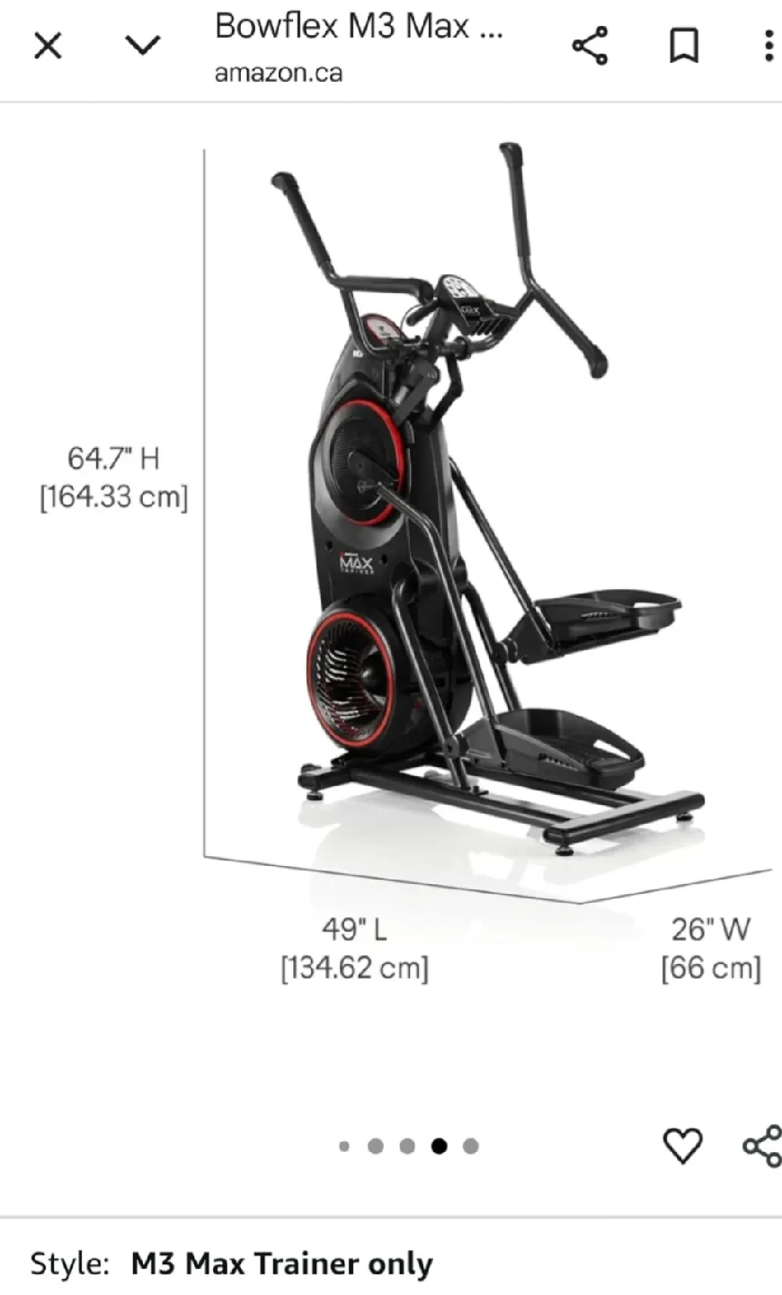 Bowflex M3 Max Elliptical Trainer image indicator(6)