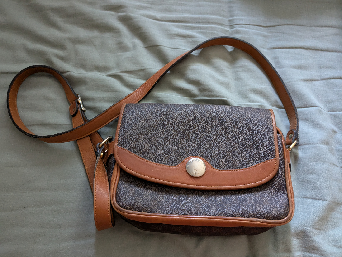 Antonelli Made in Italy Brown Leather Shoulder Bag