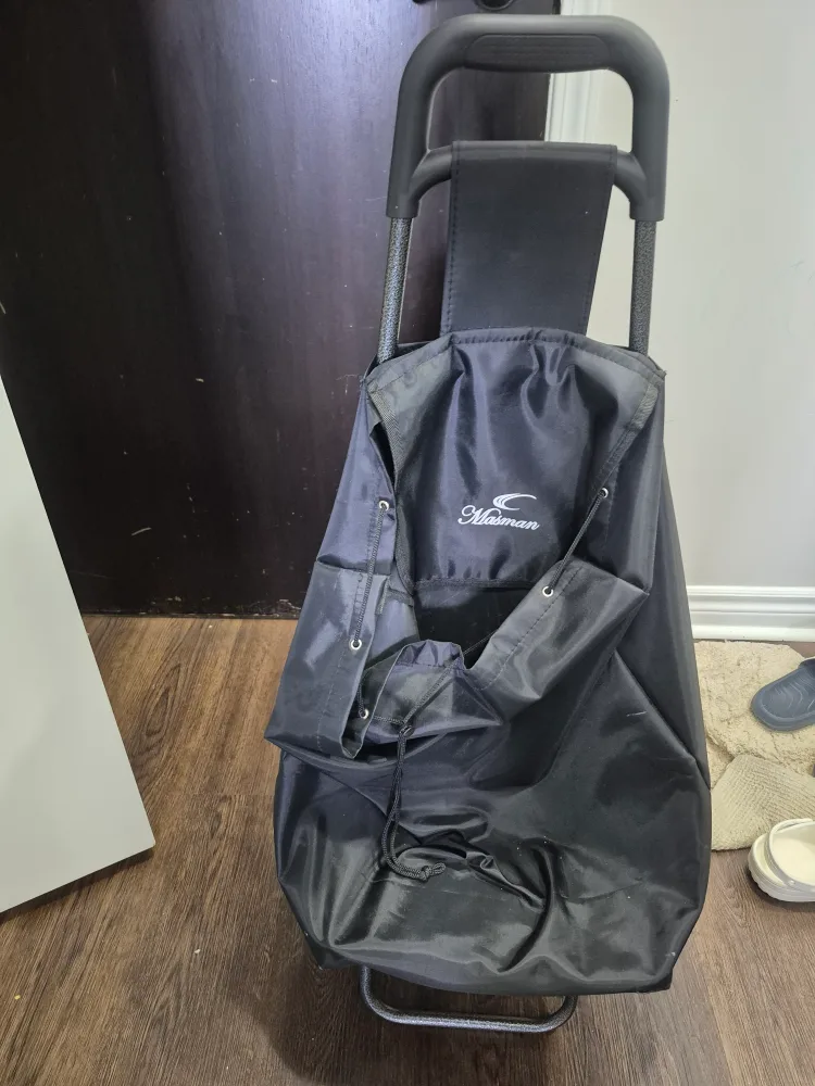 Madman Black Folding Shopping Cart thumbnail
