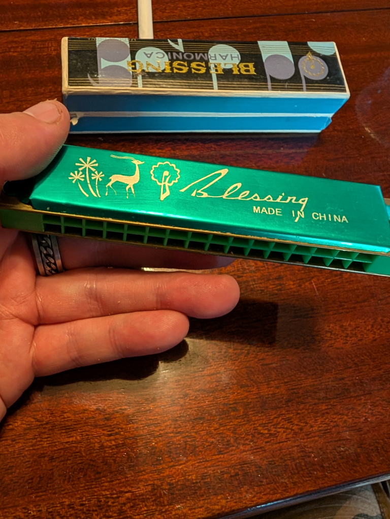 Blessing Harmonica with Box - photo 3