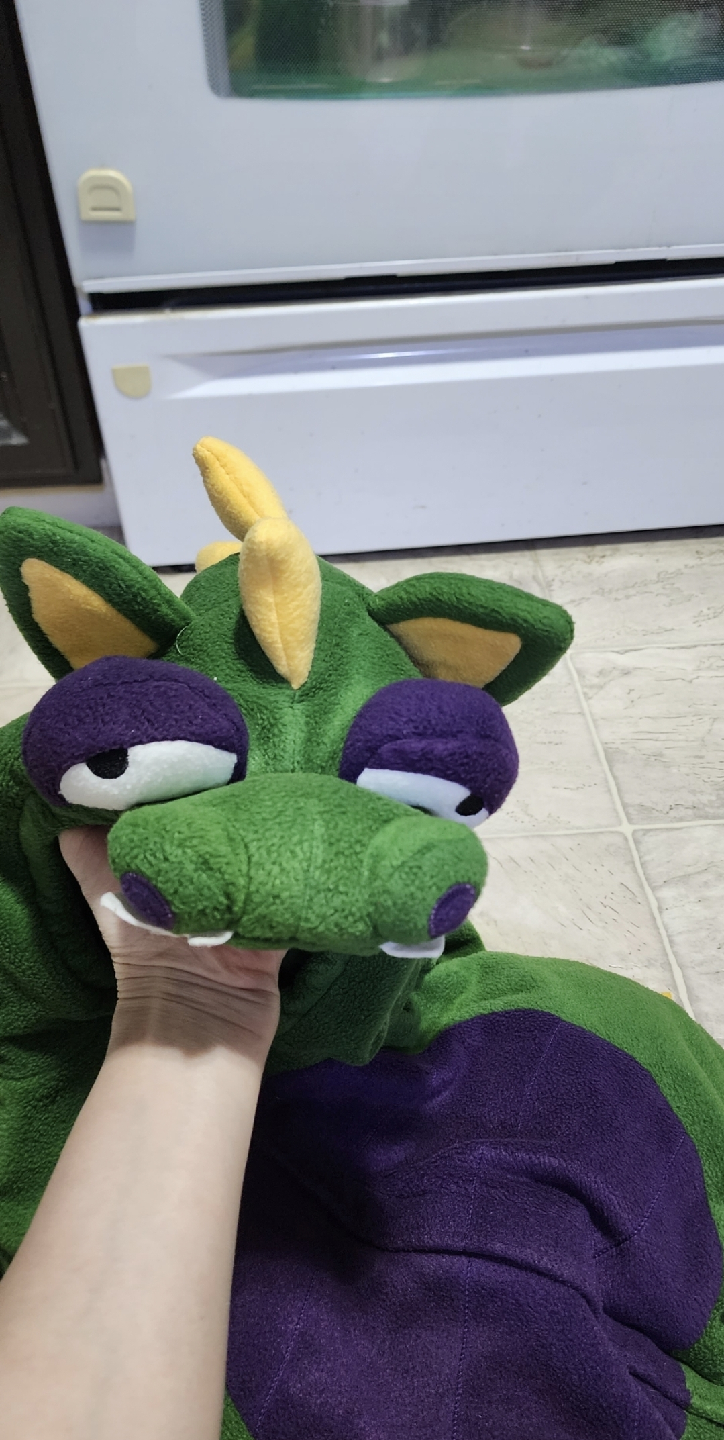 Like New Warm Thick Dragon Costume 4-5T - photo 4