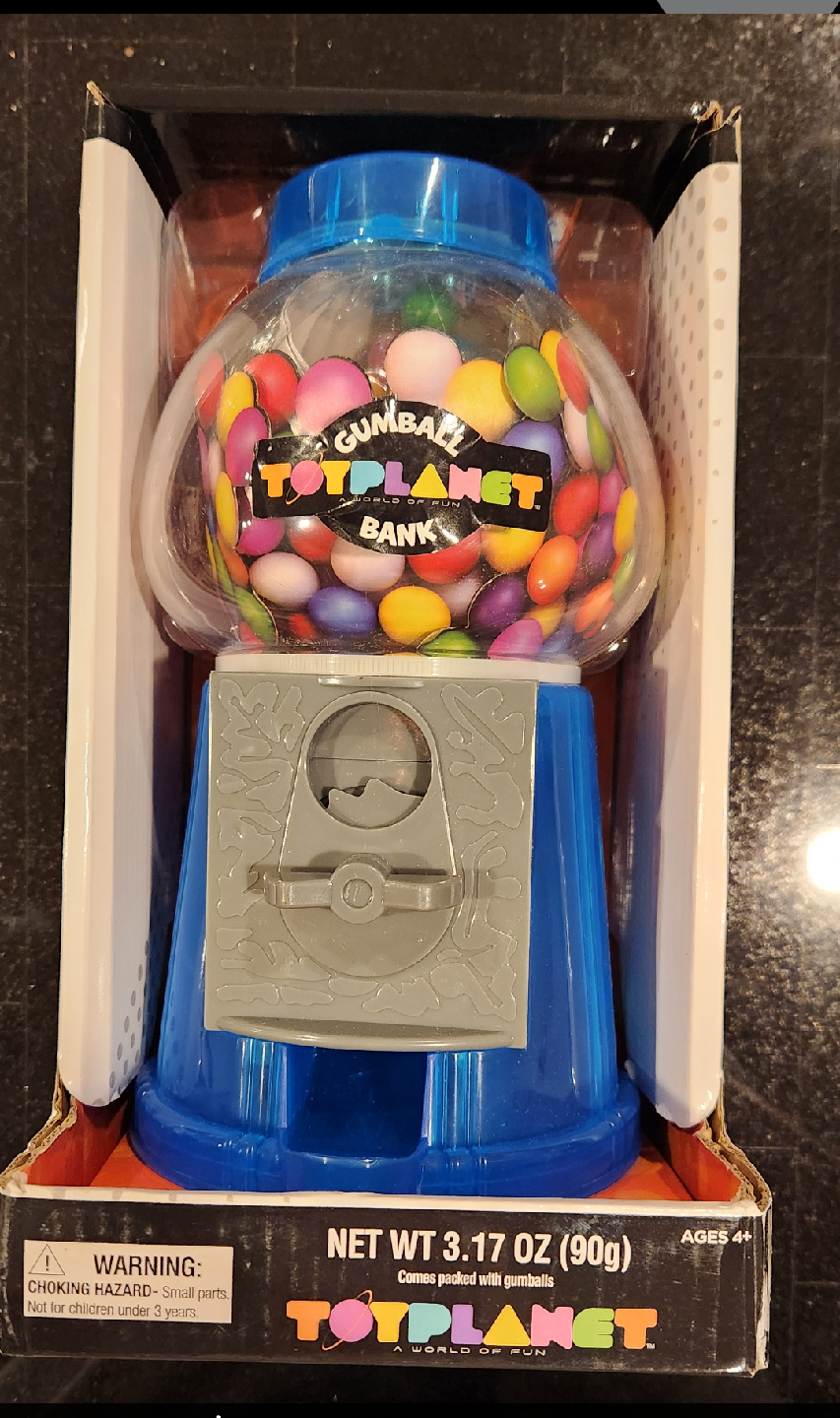 Toy Planet Gumball Bank Dispenser
