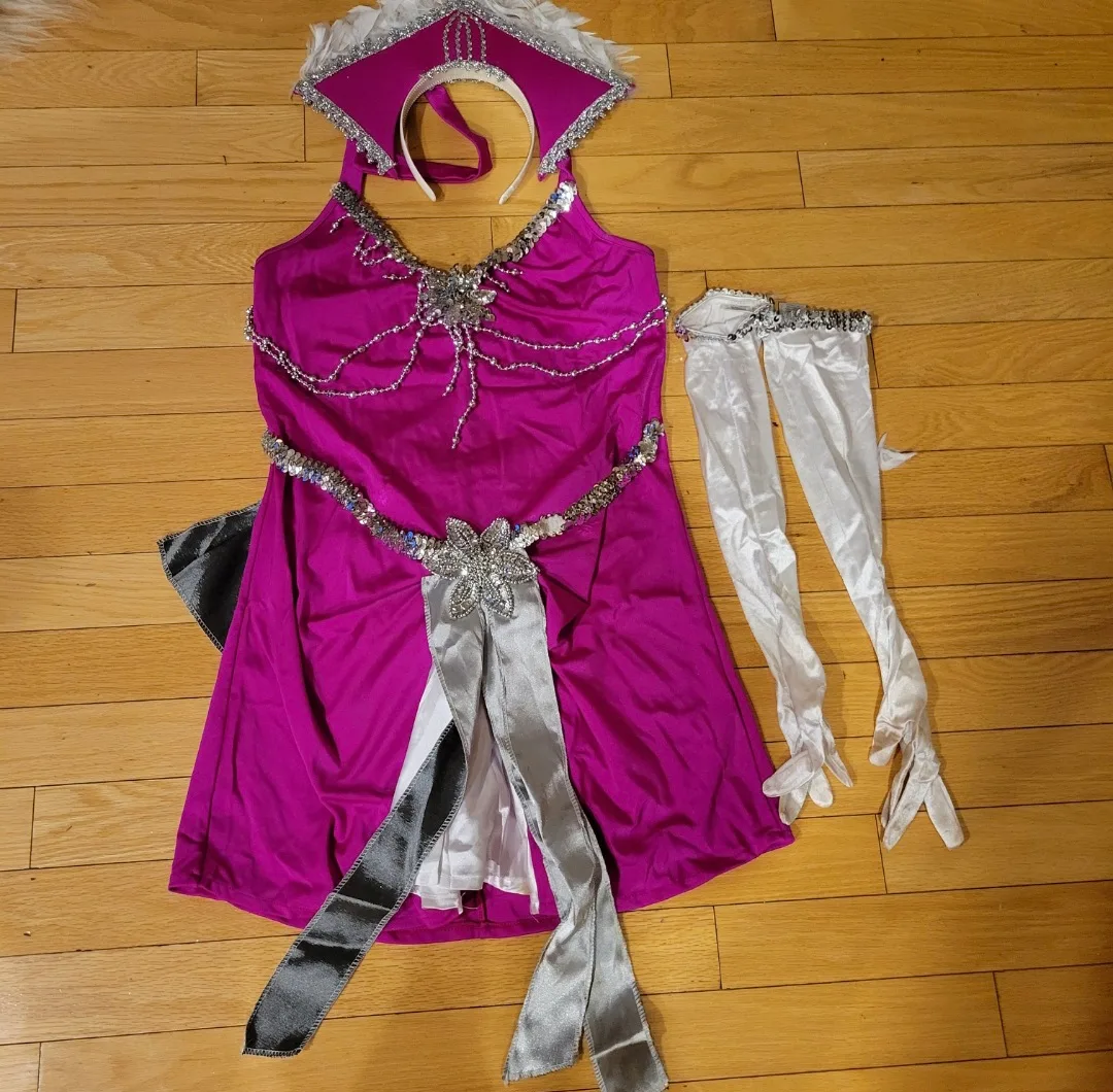 Deluxe Dreamgirl Sin City Showgirl Costume - Size Large image indicator(7)