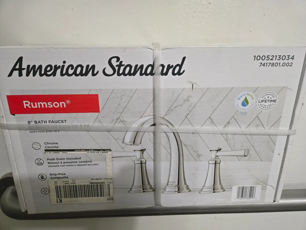 American Standard Rumson 8" Bath Faucet - New in Box! image indicator(2)