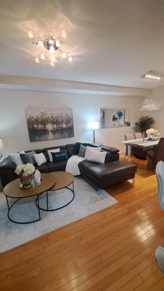 Sectional Left L Shape Leather Sofa with Chaise Lounge image indicator(3)