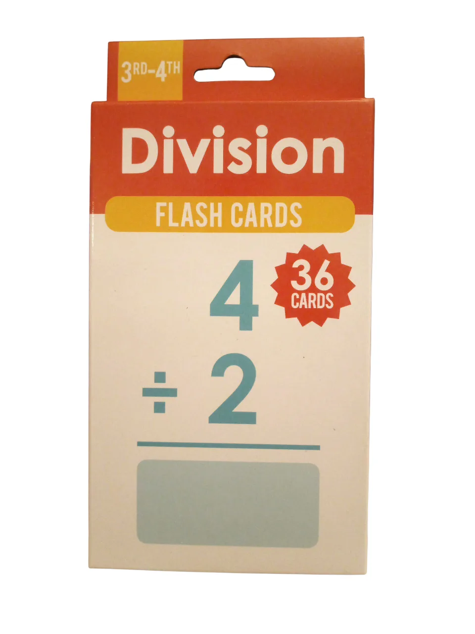 Division Flash Cards - 3rd-4th Grade - 36 Cards thumbnail