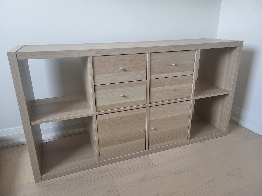 IKEA Kallax Shelf Unit with Inserts