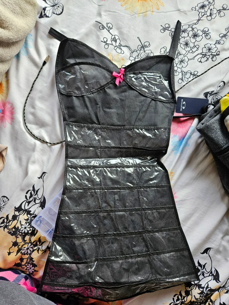 Hanging Jewelry Organizer - Black