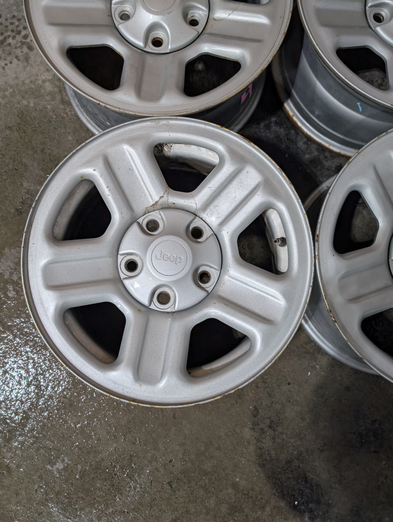 (4)-16 Inch Rims Off 2012 Jeep Wrangler Rims 5x127 - photo 3