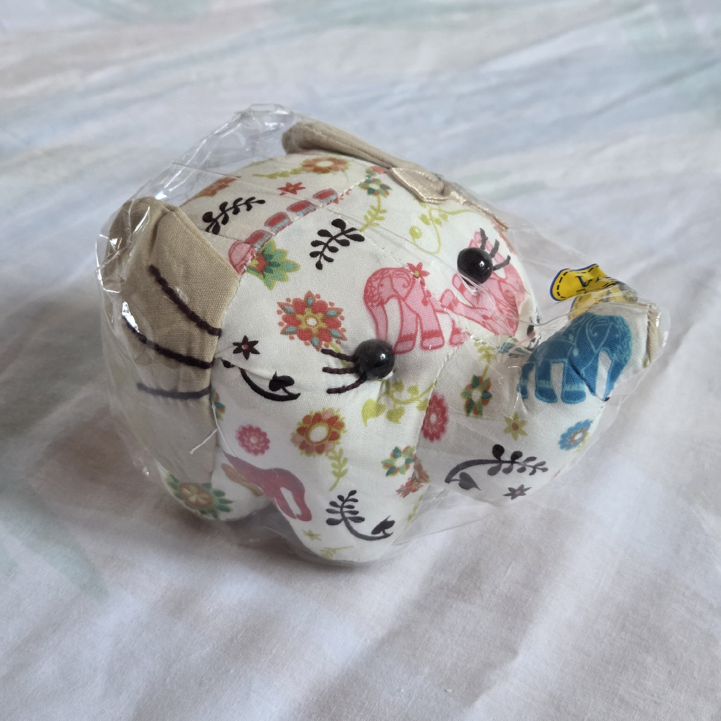 🆕 Floral Design Elephant Doll