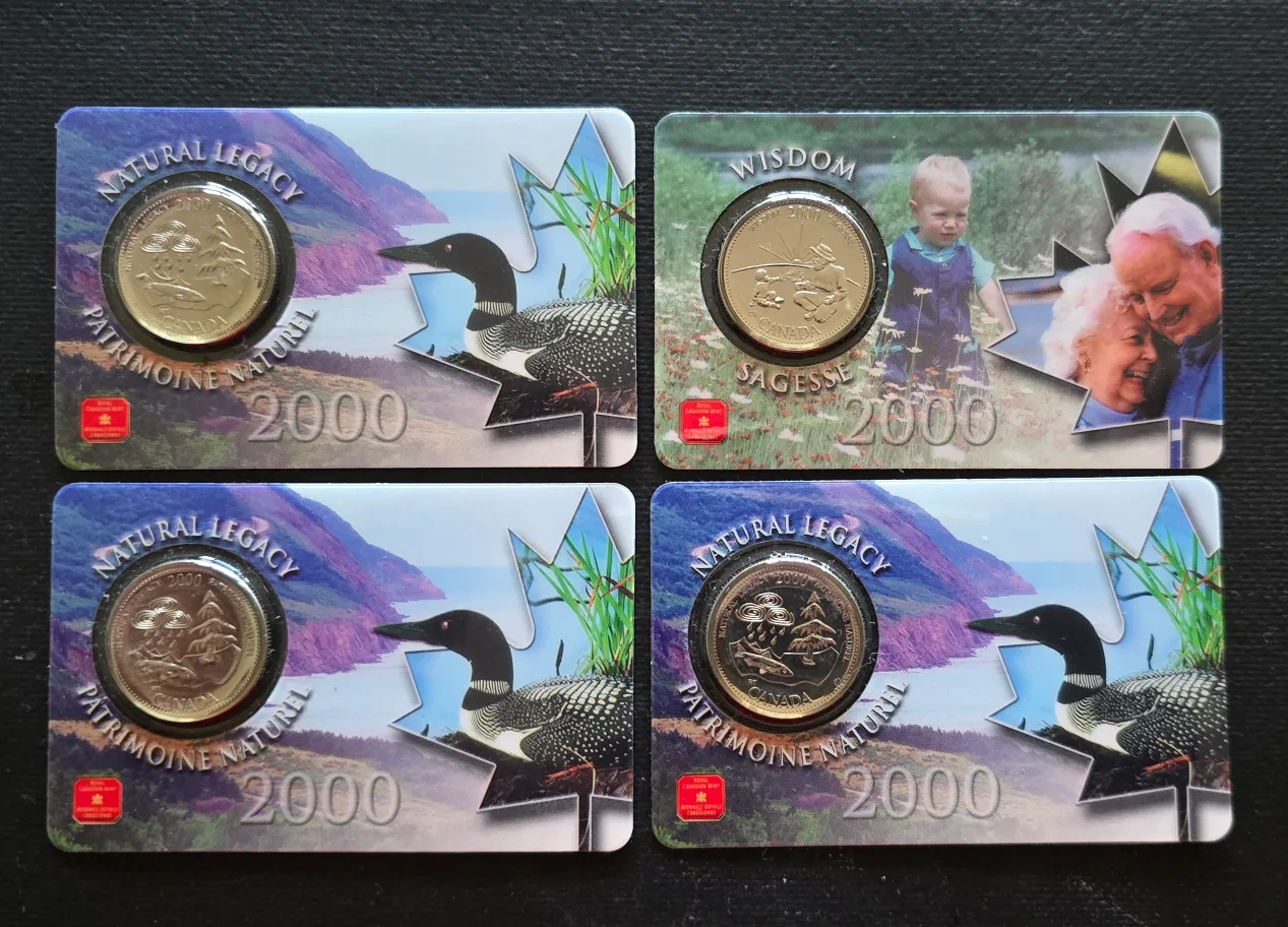 2000 Canadian Millennium Quarter Set thumbnail