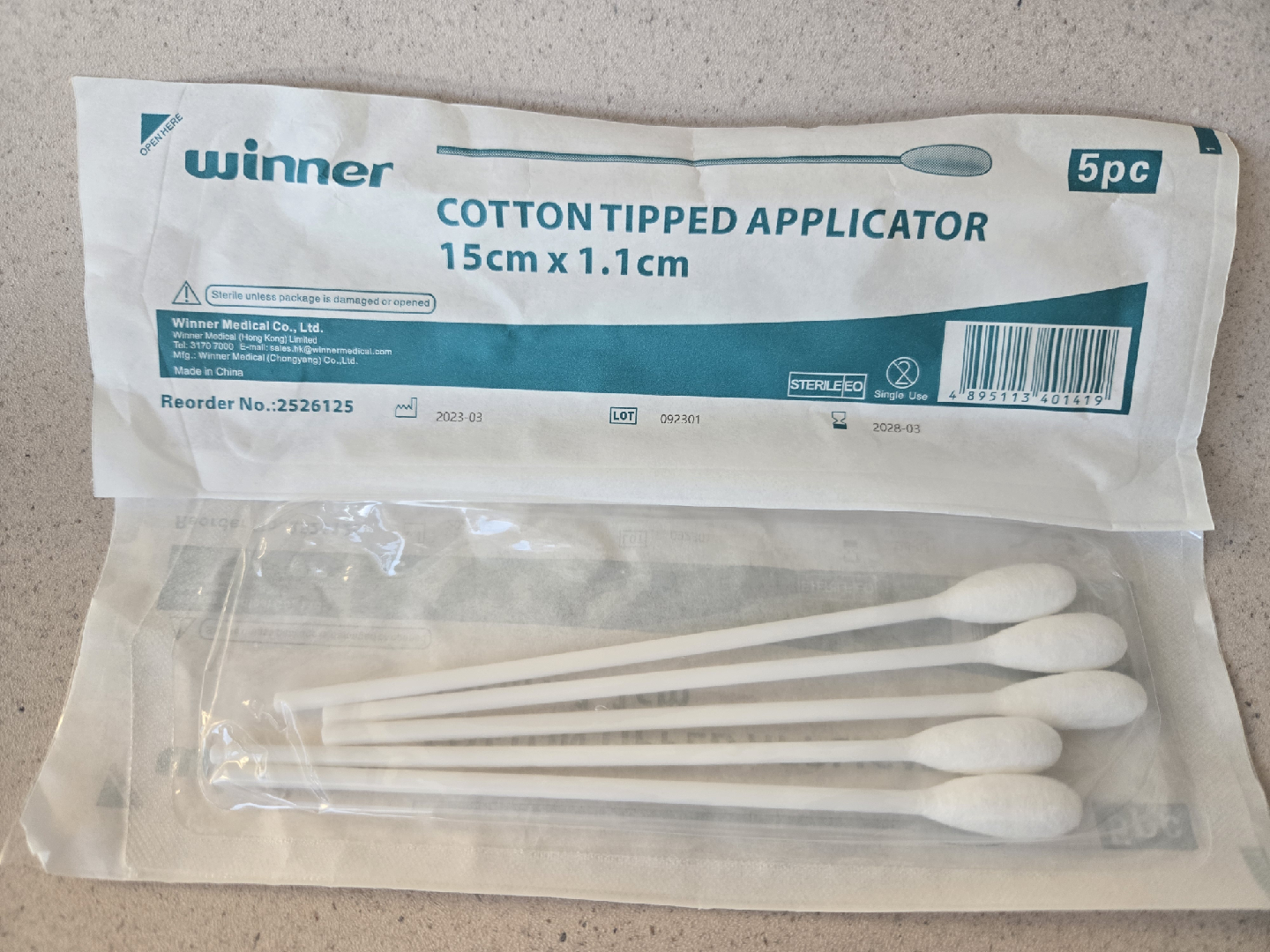 Winner Cotton Tipped Applicators - 5pc