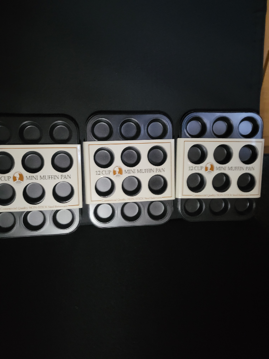3-12 Cup Mini Muffin Pans - New!