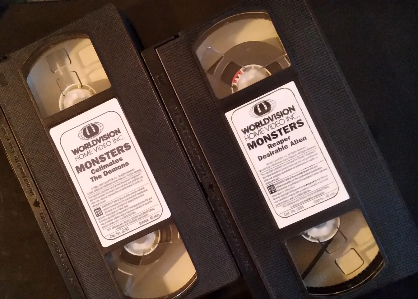 MONSTERS TV SERIES VHS LOT - 1989/90 image indicator(9)