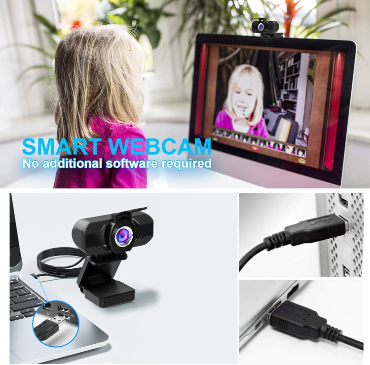 Webcam with Microphone 1080P Webcam - photo 3