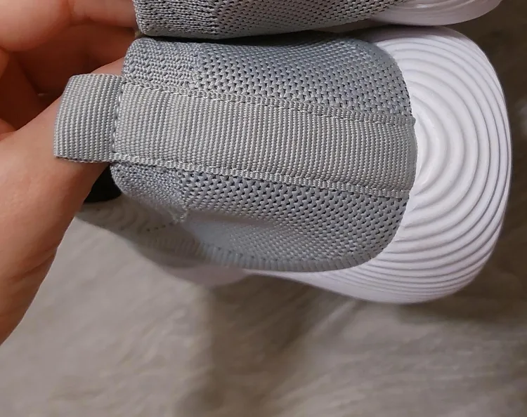 NEW Grey Slip-on Shoes - size 6 image indicator(2)