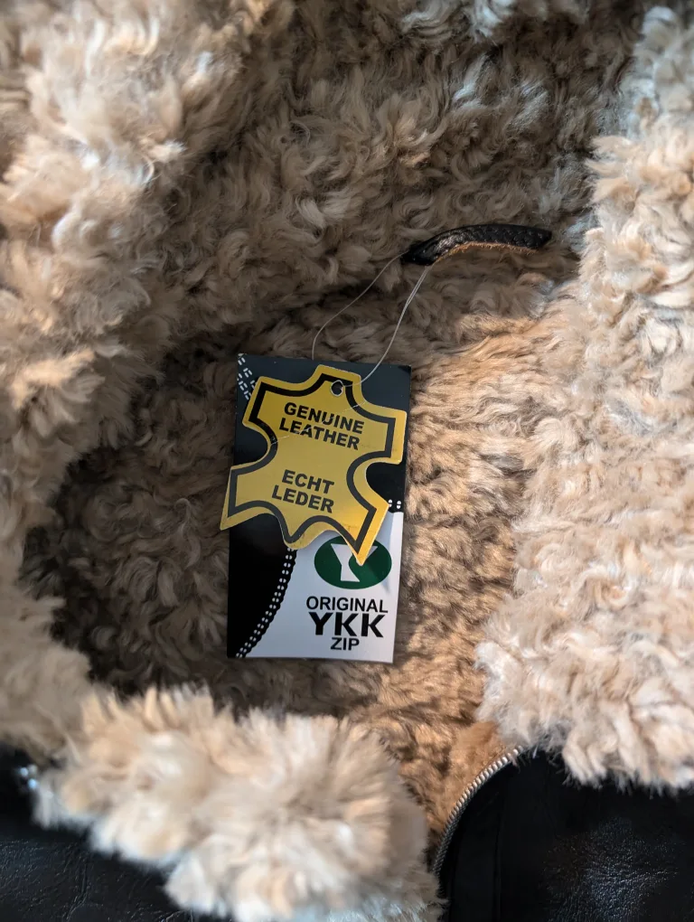 Leather Shearling Jacket image indicator(3)