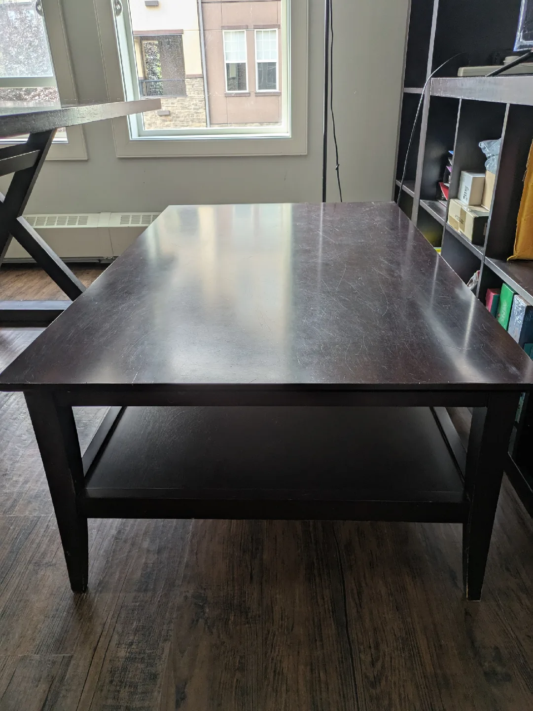 Dark Brown Wooden Coffee & Dining Table Set image indicator(4)