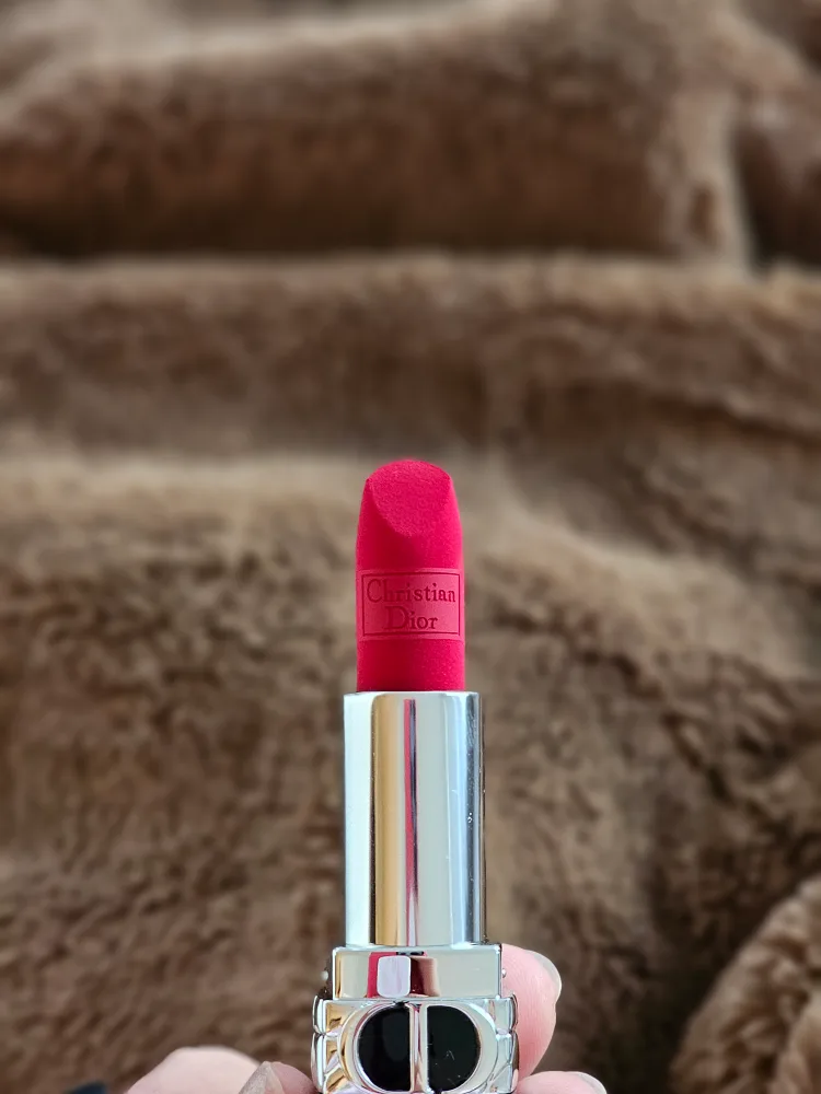 Dior Rouge 862 Winter Poppy Velvet Lipstick