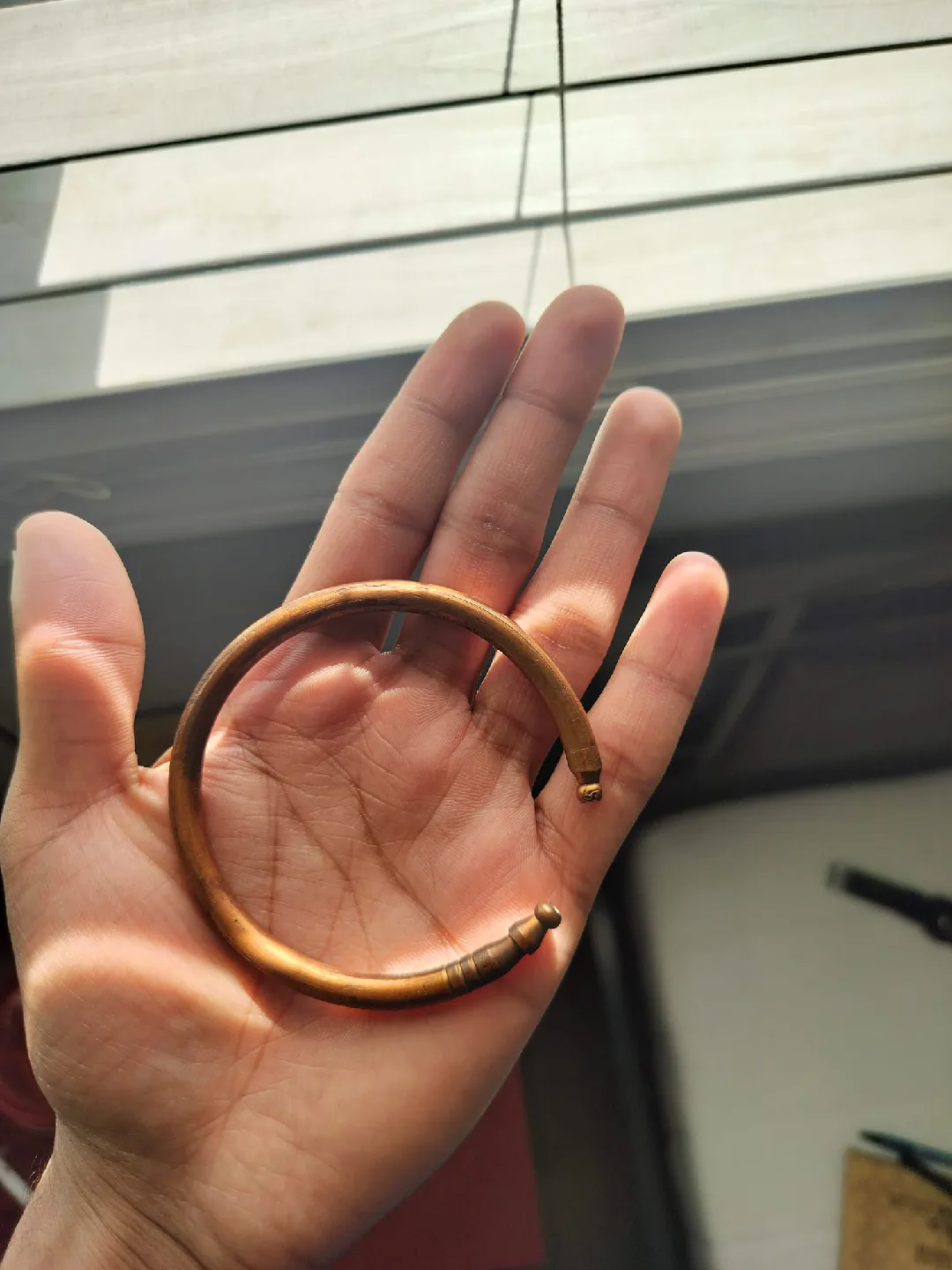 Gold Tone Bangle Bracelet thumbnail