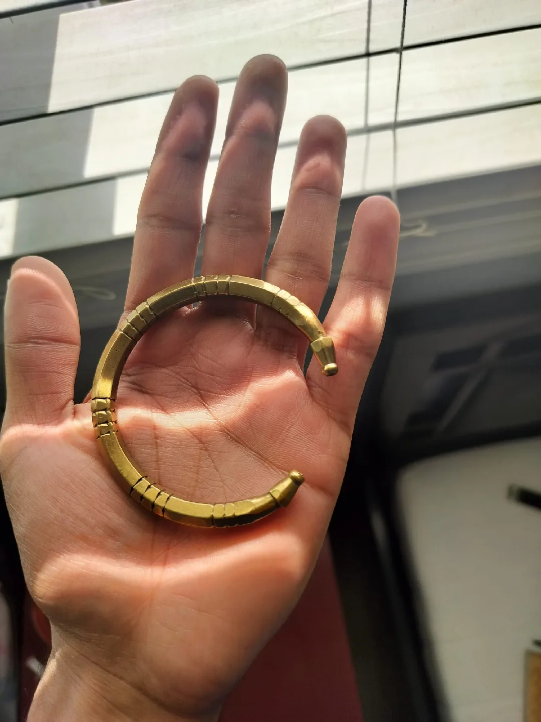 Gold Tone Bangle Bracelet image indicator(2)