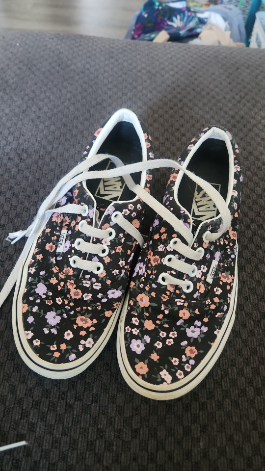 Vans Floral Print Sneakers