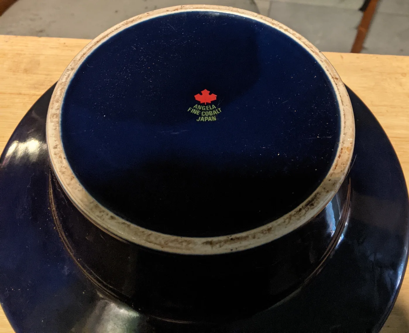 Angela Fine Cobalt Japan Ashtray image indicator(2)