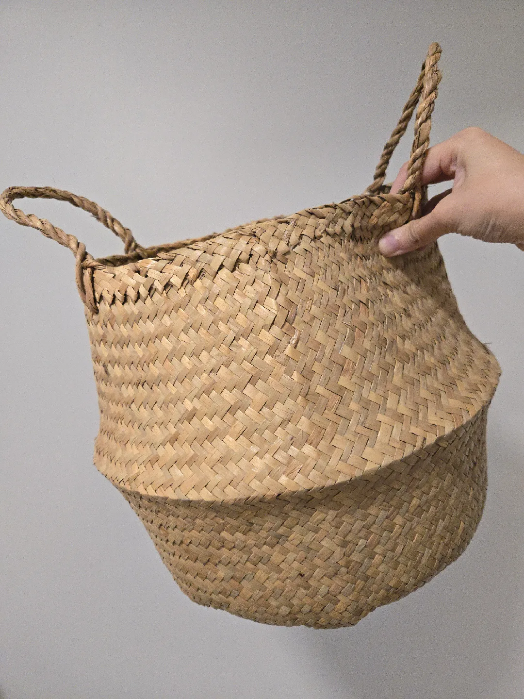 Seagrass Basket with Handles M 🥕 thumbnail
