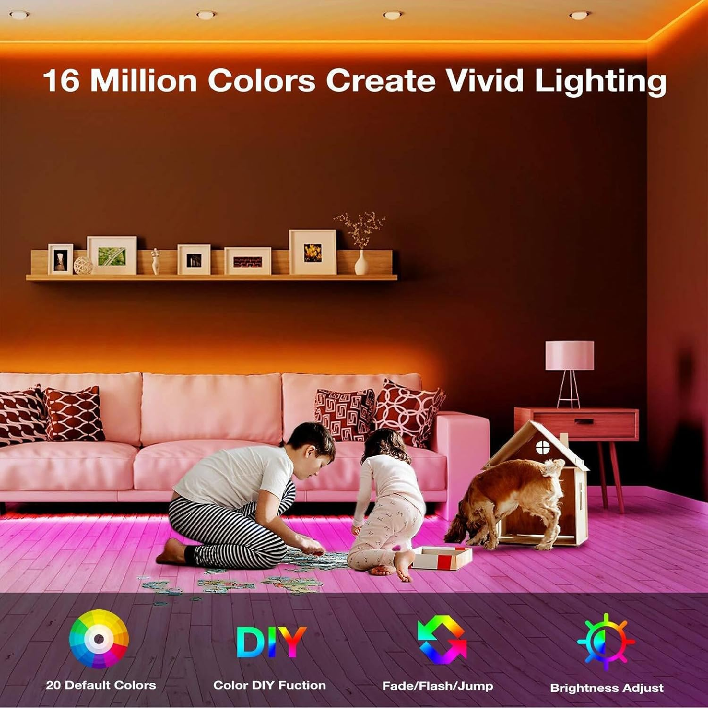 VOLIVO LED Strip Lights 50 FT - photo 5