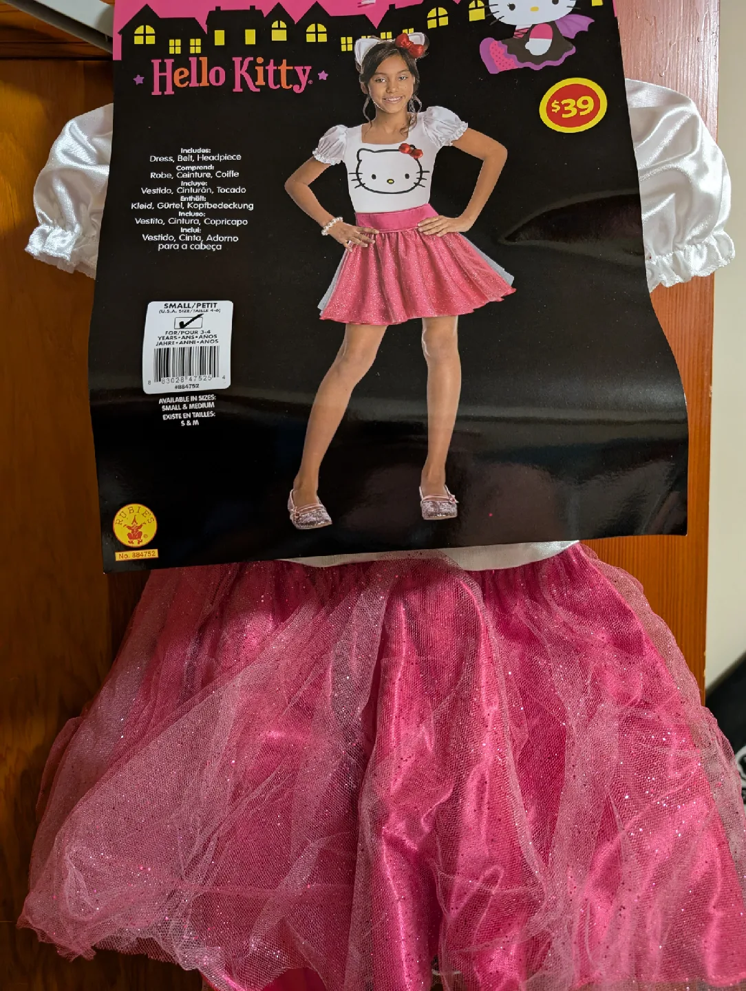 Hello Kitty Costume - Size Small med and large thumbnail